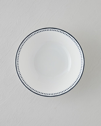 Monarch Porselen Kase 23 cm Siyah - Beyaz