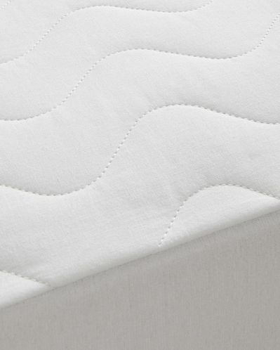 Napline Pamuklu Kapitoneli Sıvı Geçirmez Çift Kişilik Alez 160x200 cm Beyaz