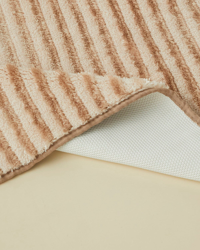 Nora Glow Kaydırmaz Taban Banyo Paspası Seti 60x90 + 40x60 cm Pembe