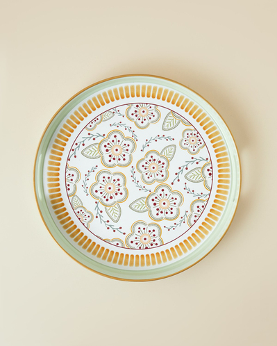 Nostalgic Serenity PP Tepsi 33 cm Yeşil