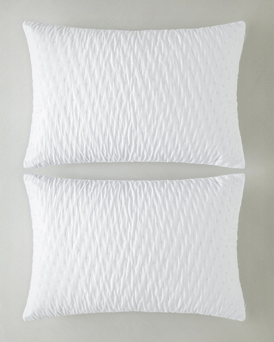 Nova Kapitoneli Sıvı Geçirmez 2li Alez Yastık Kılıfı 50x70 cm Beyaz