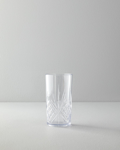 Olivia Akrilik Kırılmaz Bardak 600 ml Şeffaf