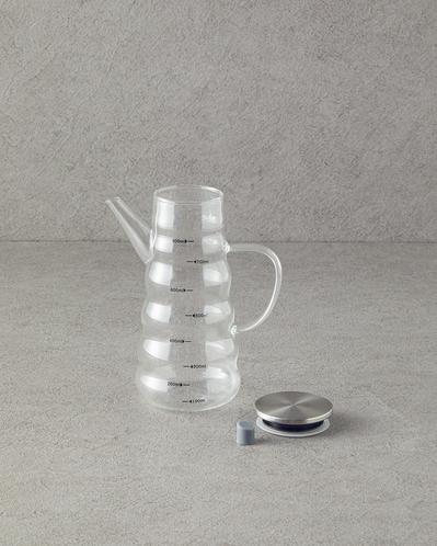 Ornella Borosilikat Yağdanlık 800 ml Şeffaf