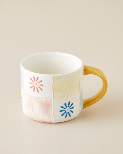 Patchie Stoneware Kupa 445 ml Renkli