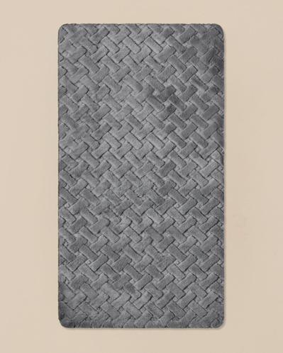 Peggy Pelüş Halı Gri