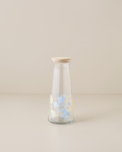 Petal Poetry Cam 3 Parça Su Takımı 1150 ml + 315 ml Sarı - Mavi