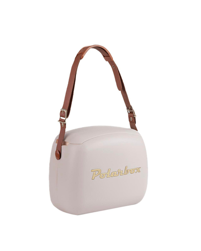 Polarbox Deri Kayışlı Soğuk ve Sıcak Saklama Termosu 6L Pudra – Gold