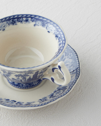 Preston Stoneware 2 Parça 1 Kişilik Kahve Fincan Takımı 100 ml Lacivert