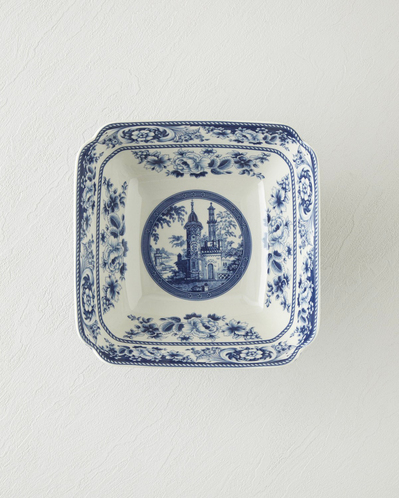 Preston Stoneware Sunumluk 21,5x20,5x10 cm Lacivert