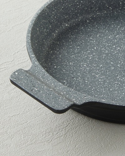 Prime Expert Premium Döküm Kapaklı Sahan 22x4 cm Siyah - Gri