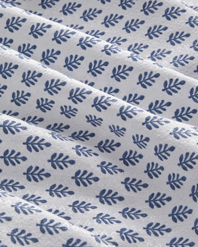 Pure Leaves Ecosoft Tek Kişilik Pike 150x220 cm Mavi