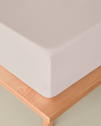 Pure Pamuklu Tek Kişilik Lastikli Çarşaf 100x200 cm Toz Pembe
