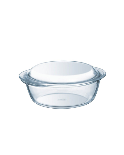 Pyrex Classic Cam Yuvarlak Fırın Kabı 2,1L Şeffaf