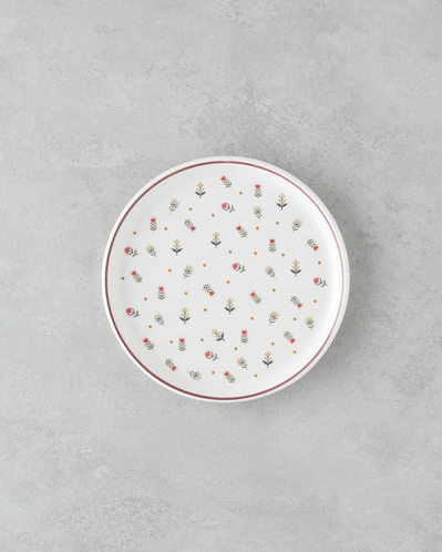 Retro Seramik Pasta Seti 13 parça 6 kişilik Renkli