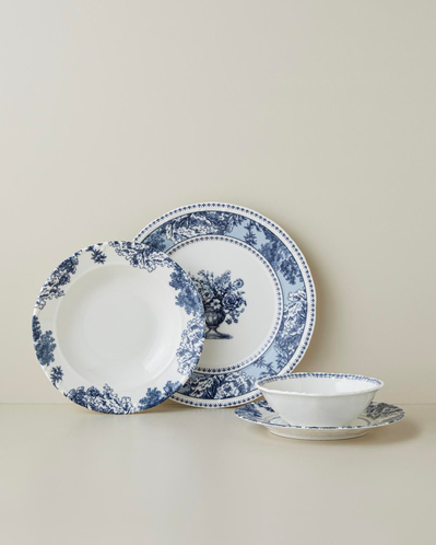 Rosen Porselen Yemek Takımı 24 Parça 6 Kişilik Lacivert