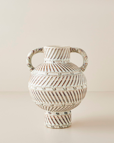 Sasha Seramik Vazo 25,5 cm Bej