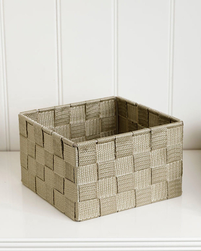 Shine Sepet 16x16x9,5 cm Koyu Bej