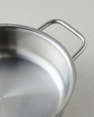 Siena Çelik 2’li Kapaksız Sahan Seti 16-18 cm Silver