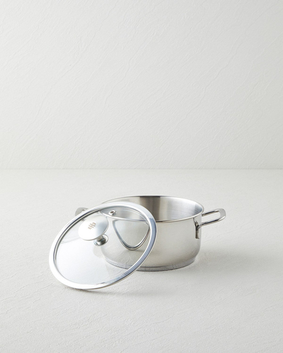 Siena Çelik Mini Tencere 14 cm Silver