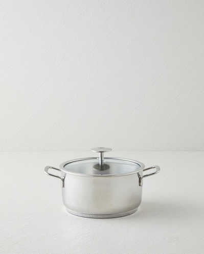 Siena Çelik Mini Tencere 16x8 cm Silver