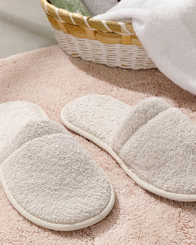 Simple Pamuklu Kadın Banyo Terliği