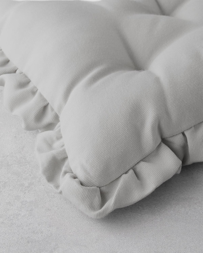 Soft Cozy Sandalye Minderi 40x40 cm Açık Gri