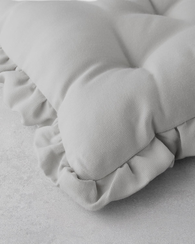 Soft Cozy Sandalye Minderi 40x40 cm Açık Gri