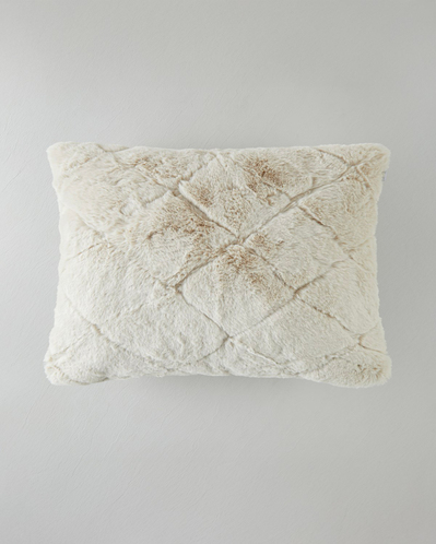 Soft Touch Rabbit Peluş Kırlent Kılıfı 35x50 cm Bej