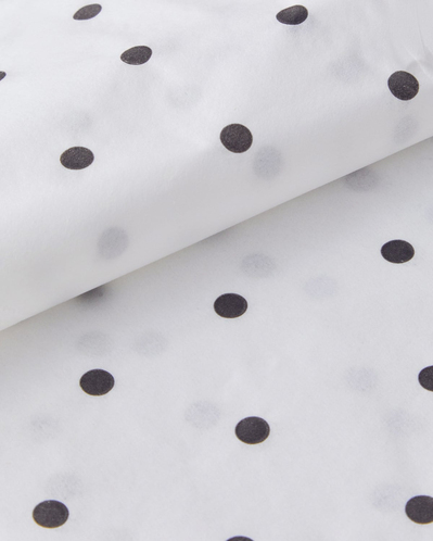 Spotty 20li Kağıt Peçete 33x33 cm Siyah - Beyaz
