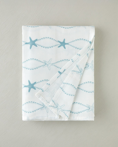 Starfish Tek Kişilik Pike 150x220 cm Mavi