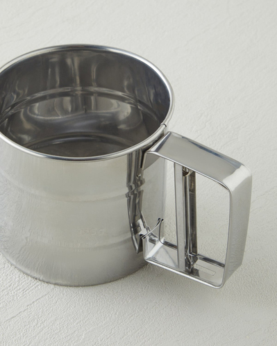 Steel Master Paslanmaz Çelik Un Eleği 10,5 cm Gri