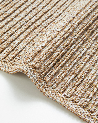 Stripe Bukle Kilim 80x150 cm Natural