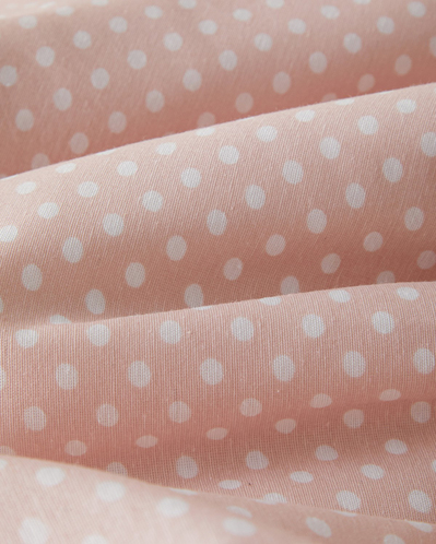 Sweet Dots Kolay Ütülenir Çift Kişilik Çarşaflı Nevresim Takımı 200x220 cm Açık Mavi