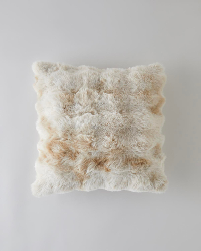 Terra Pelüş Kırlent Kılıfı 45x45 cm Bej