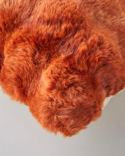 Terra Pelüş Kırlent Kılıfı 45x45 cm Turuncu