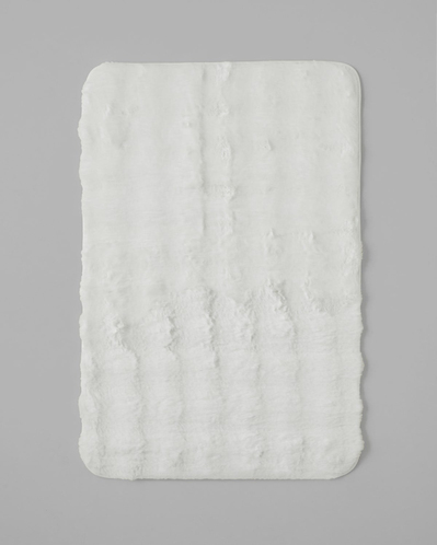 Terra Pelüş Halı 60x90 cm Beyaz