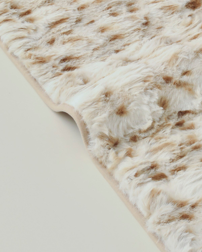 Terra Pelüş Halı 80x150 cm Kahve - Bej