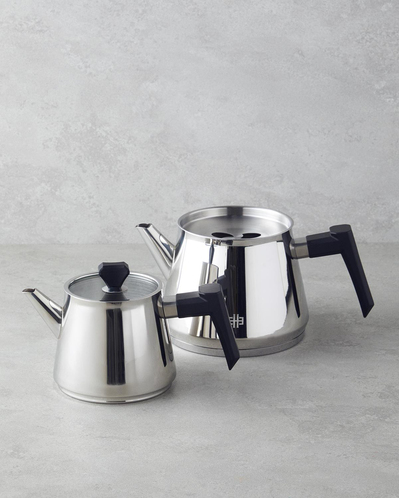 Tia Çelik Çaydanlık 0,75 L-1,75 L Siyah