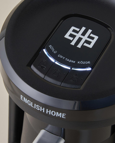 English Home TKM 6040 Sütlü Türk Kahvesi Makinesi Siyah-Krom