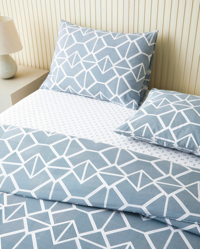 Triweave Kolay Ütülenir Çarşaflı Çift Kişilik Nevresim Takımı 200x220 cm Yeşil