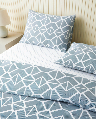 Triweave Kolay Ütülenir Çarşaflı Tek Kişilik Nevresim Takımı 160x220 cm Yeşil
