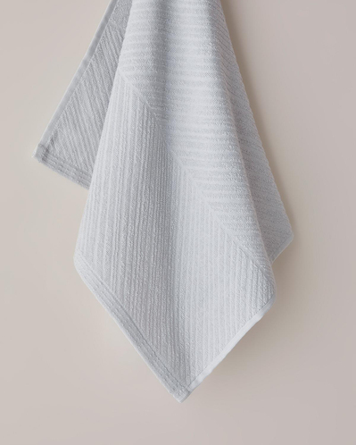 Twill Pamuk Yüz Havlusu 50x70 cm Açık Gri