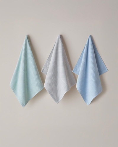 Twill Pamuk Yüz Havlusu 50x70 cm Açık Gri