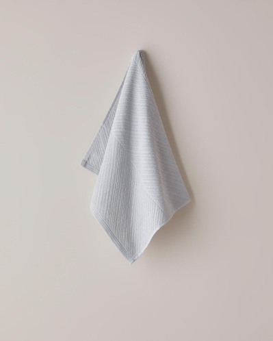 Twill Pamuk Yüz Havlusu 50x70 cm Açık Gri
