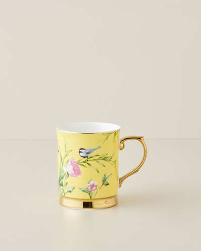 Vanilla New Bone China Kupa 400 ml Sarı