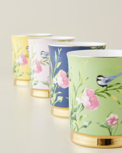 Vanilla New Bone China Kupa 400 ml Sarı