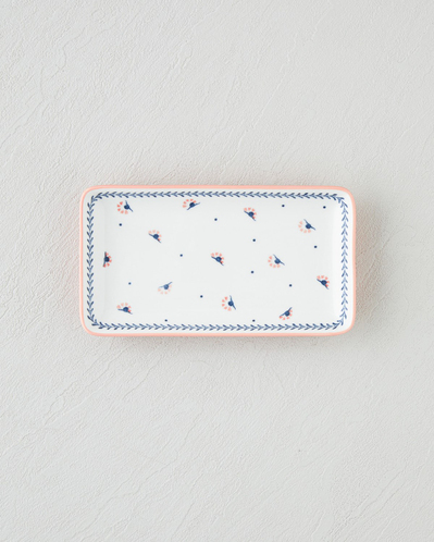 Verlina New Bone China Çerezlik 17x10 cm Mavi