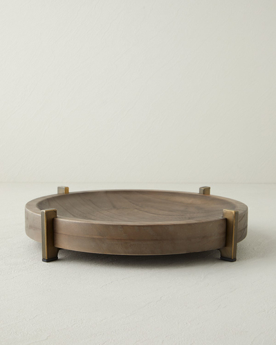 Verra Ahşap Dekoratif 36x36 cm Kahve