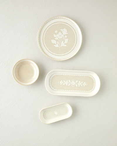 Viola Stoneware Kahvaltı ve Sunum Seti 12 Parça 6 Kişilik Bej
