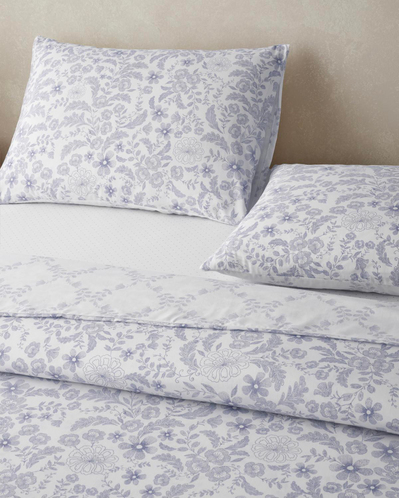 Vionne Kolay Ütülenir Çarşaflı Çift Kişilik Nevresim Takımı 200x220 cm Lila